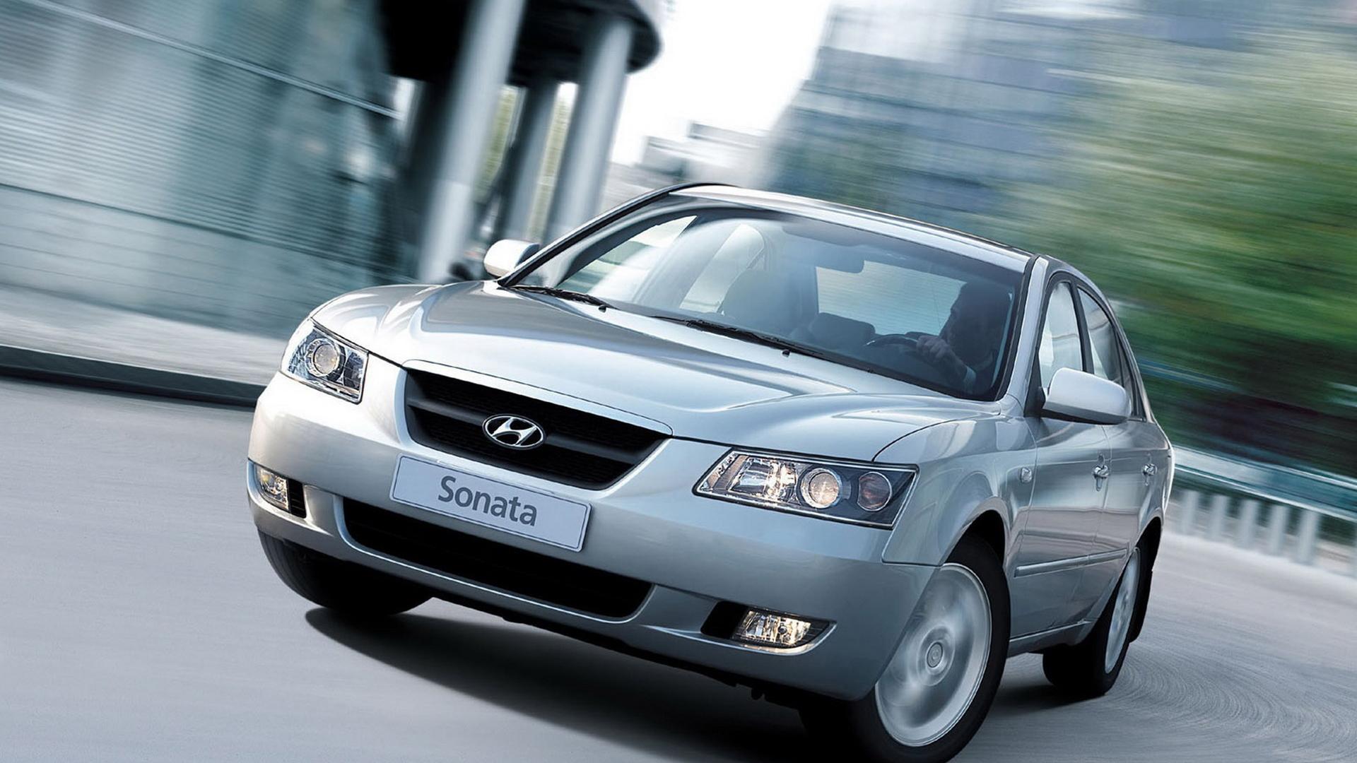 Хендай Соната в движении обои для рабочего стола, картинки, фото ...